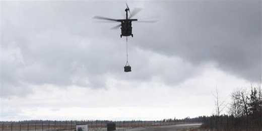 Fort Drum soldiers take to the sky to help feed needy