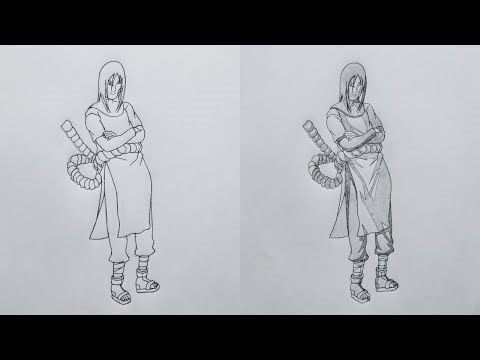 How to Draw Orochimaru from Naruto Shippuden | Step-by-Step Anime Art Tutorial