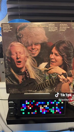 Johnny Winter- Still Alive and Well 1973 “Let It Bleed” #rollingstonescover #johnnywinter #bluesrock #70smusic #vinylrecords