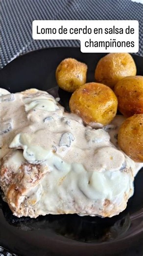 Pork loin in mushroom sauce 😍🥹