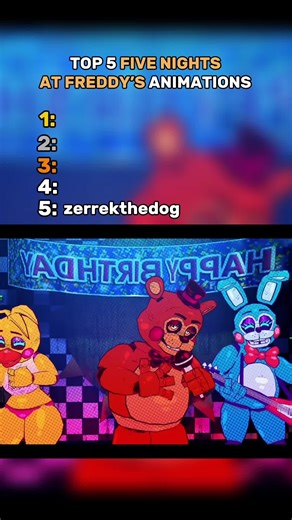 Top 5 Five Nights at Freddy’s Animations