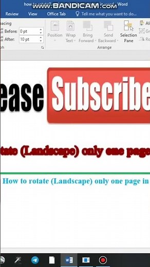 How to Rotate a Single Page in Microsoft Word