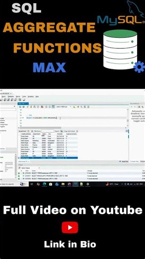 📈 SQL MAX() Function Explained in 30 Seconds! #qa_techhub