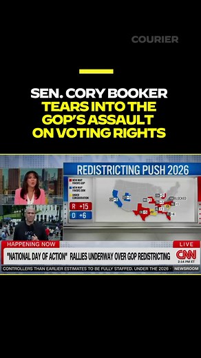 Sen. Booker's Response to New Republican Gerrymandered Maps
