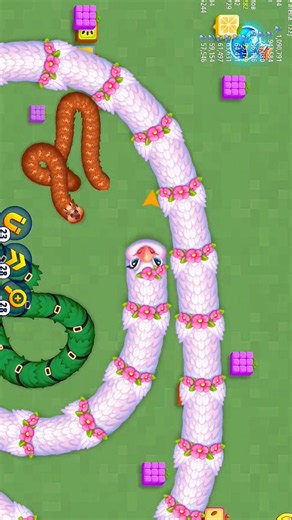 Wormszoneio magic gameplay! 😈🐍🙏💯#snakezone #wormszone #shortvideo #viralgaming #trending