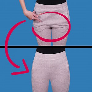 How to fix bagginess in the pants to fit you perfectly! | Miarti - Wiederverwendung