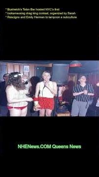 Bushwick’s Talon Bar hosted NYC’s first looksmaxxing drag king contest, organized by Sarah Rescigno
