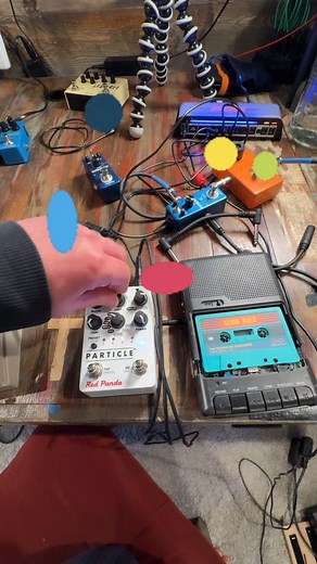 Rich Bernett | Having fun running some cassette loops through the @redpandalab Particle pedal. Many more experiments to come. #diyinstruments #sounddesign... | Instagram