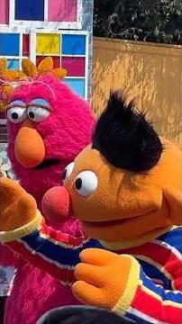 Ernie and Telly Monster at the Sesame Street Dance Party