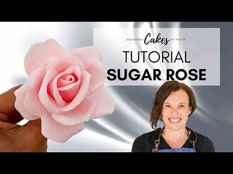 How to Create a Beautiful Pink Sugar Rose for Cake Decorating | Step-by-Step Tutorial
