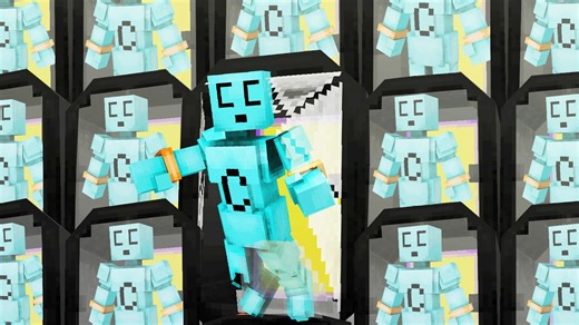 Lifeless Minecraft toy items suddenly come to life in game