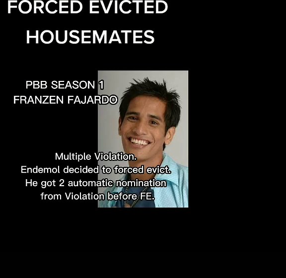 Pinoy Big Brother: Understanding Forced Evictions