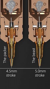 764K views · 8.7K reactions | Today's topic: What are the differences between 4.0mm, 4.5mm & 5.0mm stroke and how do you choose them? Let's discuss it in the comments! We care about your experience樂 ⚡Machine: Ambition 32mm torped machine( Original 4.0mm stroke, extra 4.5mm & 5.0mm stroke) ⚡Needle: Ambition Glory cartridges | Ambition Tattoo Machines | Facebook