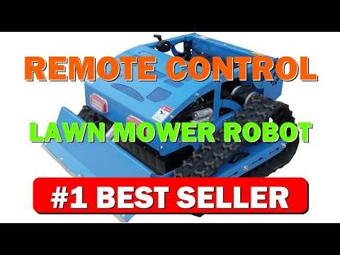 Remote Control Lawn Mower Robot Crawler 9 Horsepower Gasoline Engine Suitable for - B0FT7GK5TW