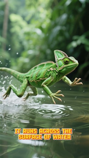 The Lizard That Runs on Water 😱