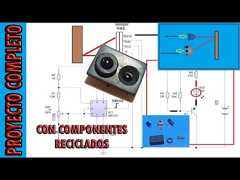 CONSTRUYE TU PROPIO SENSOR INFRARROJO MUY EFICAZ CON MATERIAL RECICLADO