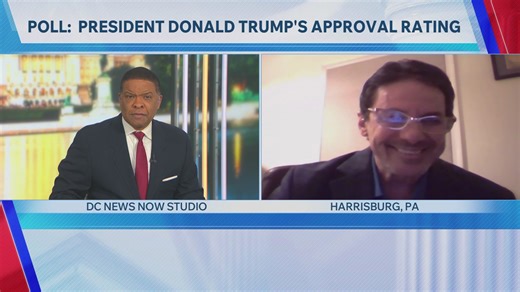 Poll: Trump's approval rating