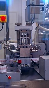 Factory for production of medicines. Pharmaceutical medicine pill machine background at pharmacy industry manufacture Vertical .