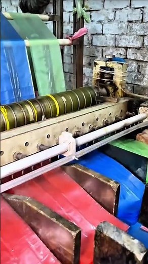 Plastic Bag Slitting Machine in Action #manufacturing #factory #shorts