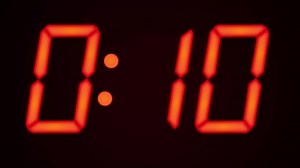 10 Second Timer Countdown Red Text Stock Footage Video (100% Royalty-free) 1037548796 | Shutterstock