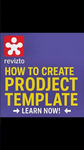 Revizto Tutorial Shorts | How to Create a Project Template Fast! #BIM #VDC #Shorts #tutorial
