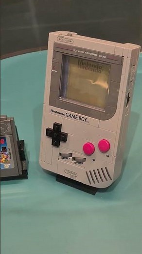 Nintendo GAME BOY LEGO set with Super Mario game #shorts