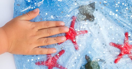 Easy DIY Sensory Bag with Ocean Theme