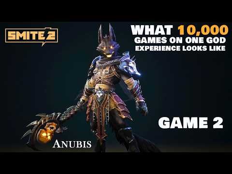 SMITE 2 - What 10,000+ Games on 1 God looks like #2 Anubis