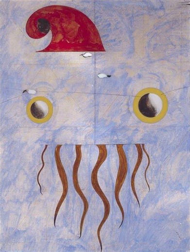 Head of a Catalan Peasant by Joan Miró