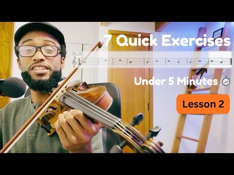 Lesson 2: 7 Violin Sight Reading Exercises (Under 5 Minute Workout)
