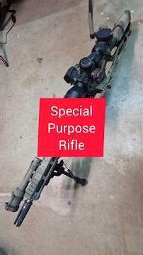 SPECIAL Purpose Rifle #tacticalgear #military