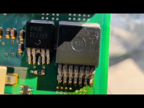 CAS3 module from my 2012 Mini Cooper S R56S. circuit board removed from CAS housing.