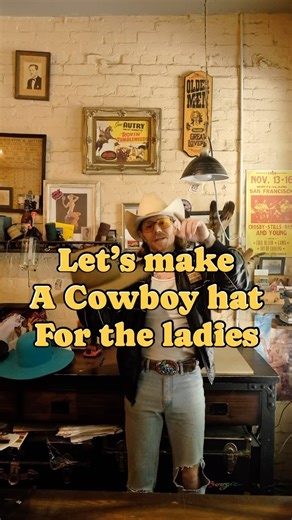 124 reactions | Let’s make a cowboy hat for the ladies we’ve been...