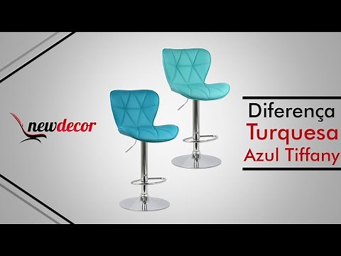 Cor Turquesa e Azul Tiffany - Diferenças de cores - Newdecor