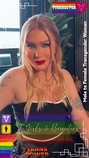 Male to Female Transgender Woman - Princess Pea #transgender #viral #shorts