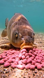 GoPro Underwater: Carp Caught Eating Pink Bait #fishinghub #crappie | Fishing Hub