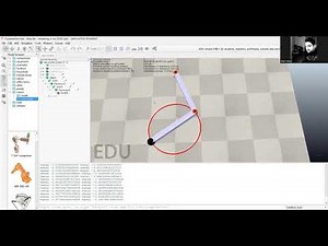 CoppeliaSim: Two-link planar manipulator, Inverse Kinematics