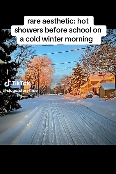 Winter Aesthetic: Enjoying Hot Showers Before School