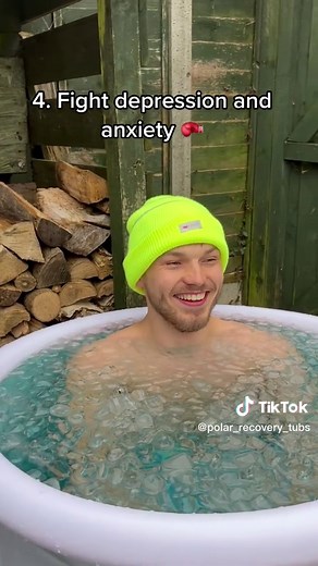 Ice baths are seriously amazing! ❄️ #fyp #foryou #icebath #coldwatertherapy #viral #viralvid