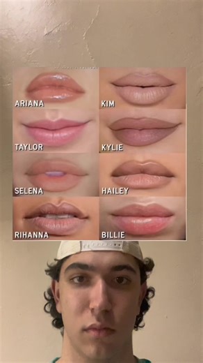 Lips and Names: A Creative Collage of Celebrity Styles