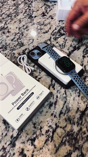 The Digigera Power Bank is your all-in-one MagSafe charger for phone lovers. Charge your phone and Watch at the same time — no cords, no hassle, just pure convenience wherever you go. #DigigeraPowerBank #MagSafeCharger #portablecharger #phoneaccessories #TechEssentials