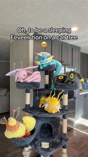 Adorable Sleeping Eeveelution Plushies Revealed