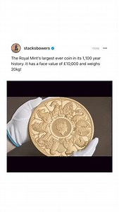 1.8K views · 268 reactions | That’s one big gold coin  (Via jadedivey/Reddit) | Stack's Bowers | Facebook