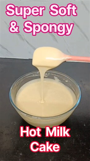 Hot Milk Cake Recipe Super Soft & Spongy Cake cake without oven #shorts #HotMilkCake #Cake #ytshorts