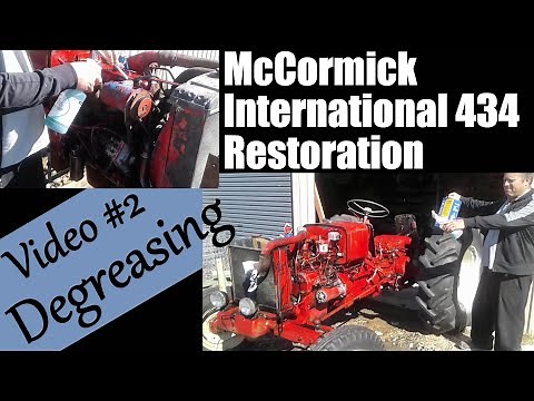 (Video #2) How to Degrease a Tractor