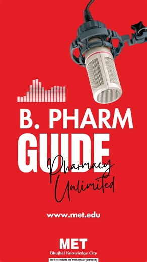What does a B. Pharm. program involve, and what kind of knowledge do students gain? Hear it from Dr. Abha Doshi, Principal, MET Institute of Pharmacy (Degree), as she highlights the in-depth knowledge and real-world skills our students gain on their pharmaceutical journey. If you’re ready to take the next step in your Pharmacy journey, now’s the time! Apply now: https://www.met.edu/institute/institute_of_pharmacy/bpharm (Link in bio) Call: 91 7208006689 #METPharmacy #BPharm #PharmacyEducation #M
