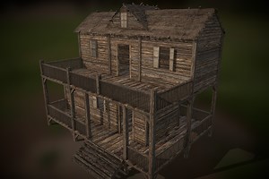 Medieval Wooden Shack 02 | 3D Historic | Unity Asset Store