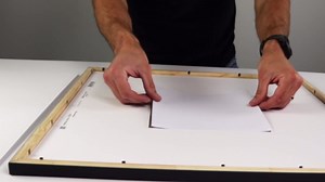 Poster Palooza 23x15 Contemporary Black Complete Wood Picture Frame with UV Acrylic Plexiglass, Foam Board Backing & Hardware Included