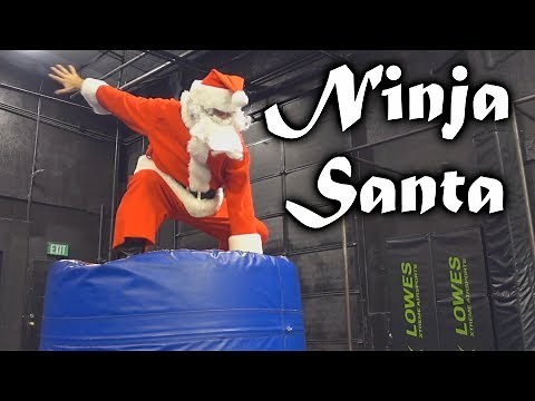 NINJA SANTA | Parkour Gym Training