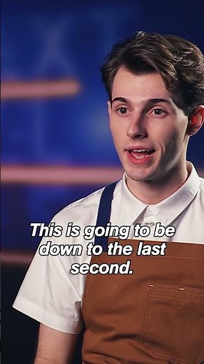 he wasn’t kidding when he said “last second” 😅 #nextlevelchef